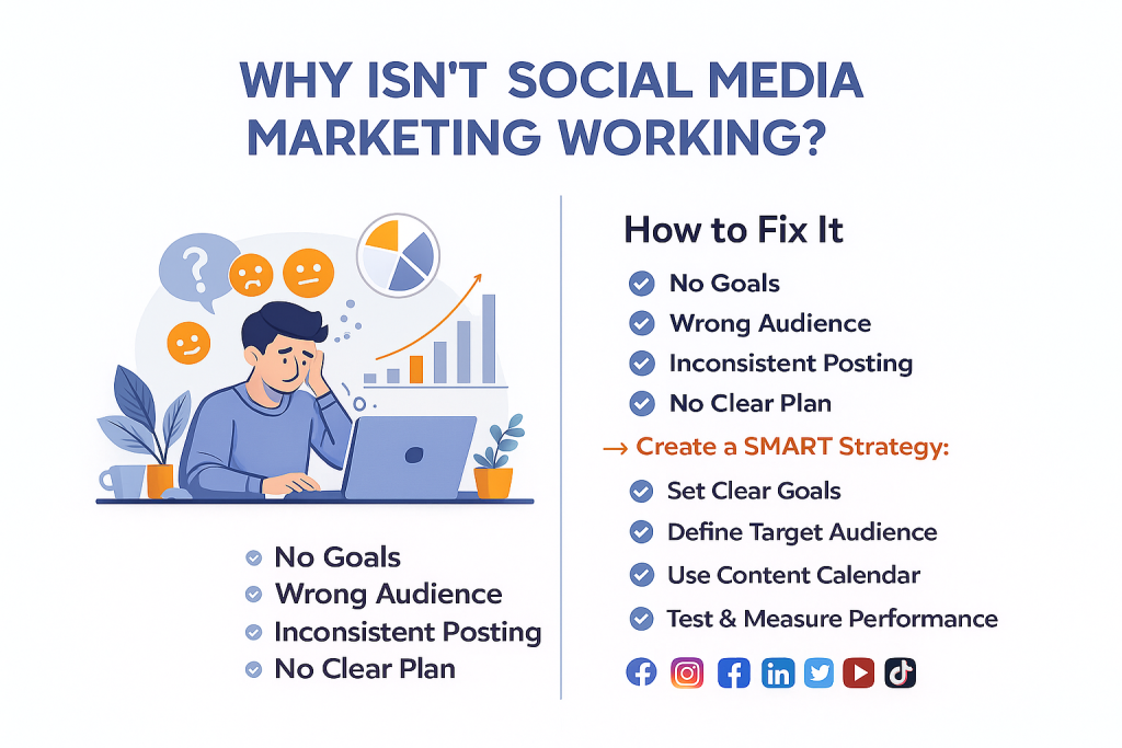 Why Social Media Marketing Isn’t Working for Your Business (And How to Fix It)